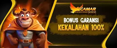 Cashback Garansi Kekalahan 100% promotion banner
